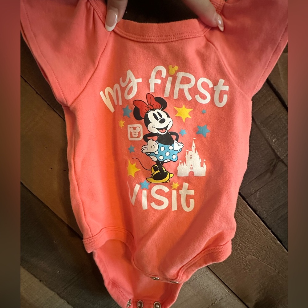 Disney Baby first visit onesie